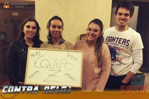 Escape Room Badajoz  Hay equipos con buena sintonía y el Equipo “pata negra” es uno de ellos, ya que, para ser la primera vez que se enfrentaban a una Escape Room ¡no lo hacían nada mal! Trabajaron juntos y colaboraron constantemente y lo hicieron muy, muy bien. Así da gusto veros jugar.☺️⏱️Fue un placer teneros por nuestra Escape Room ¡Un saludo a los cuatro!
