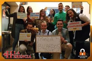 Equipo-familia-bilardos-sala-escape-badajoz